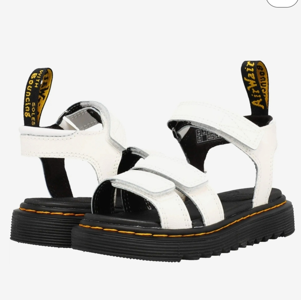 Doc Martens white sandals